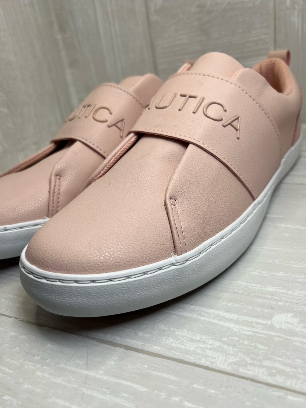 Nautica Kids Blush Pink Slip-On Sneakers